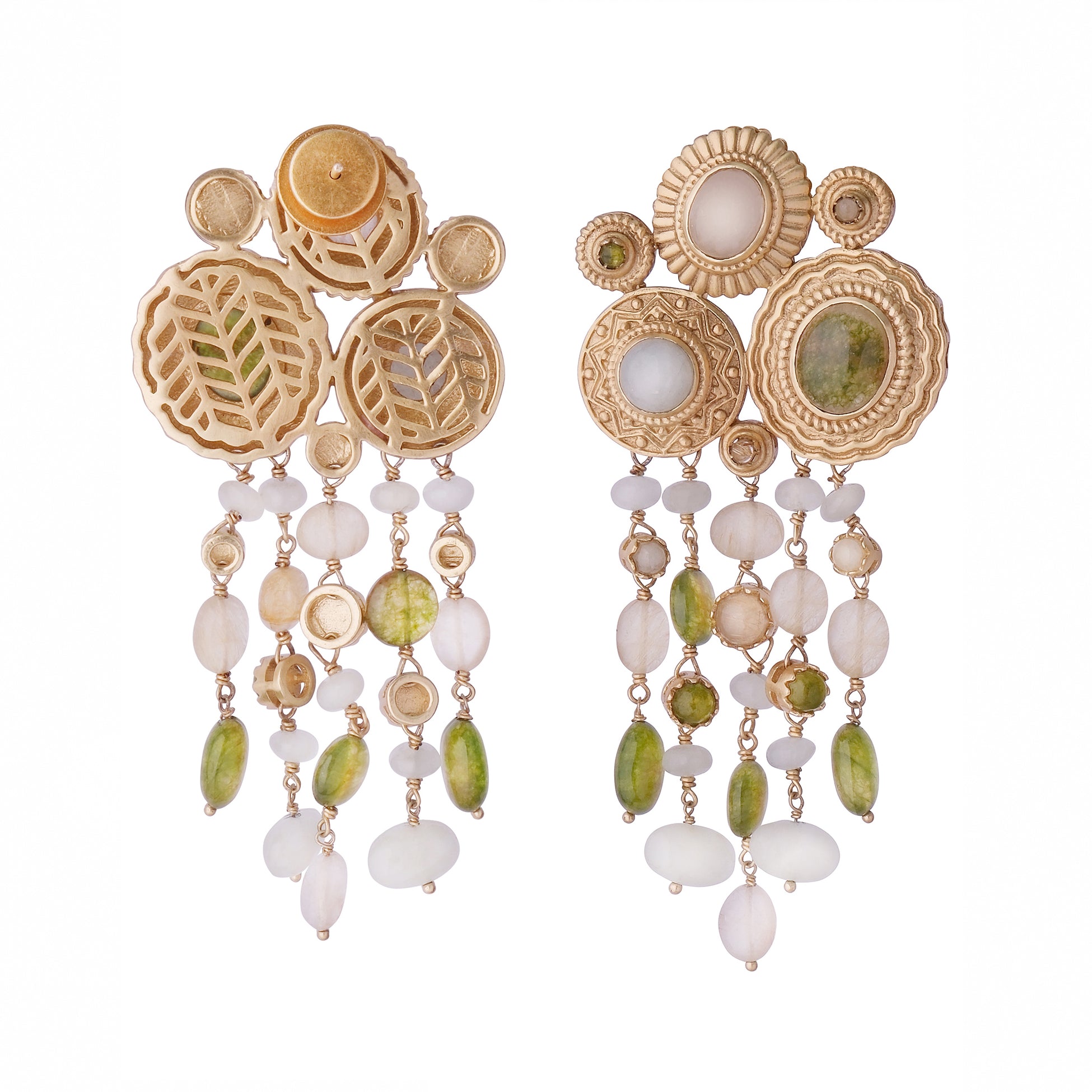Azra Multi-strand earrings by JJV by JJ Valaya thumbnail 2