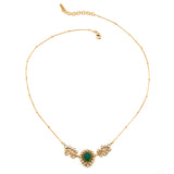 Dainty Emerald Necklace 