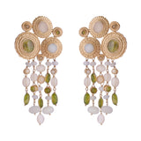 Azra Multi-strand earrings by JJV by JJ Valaya
