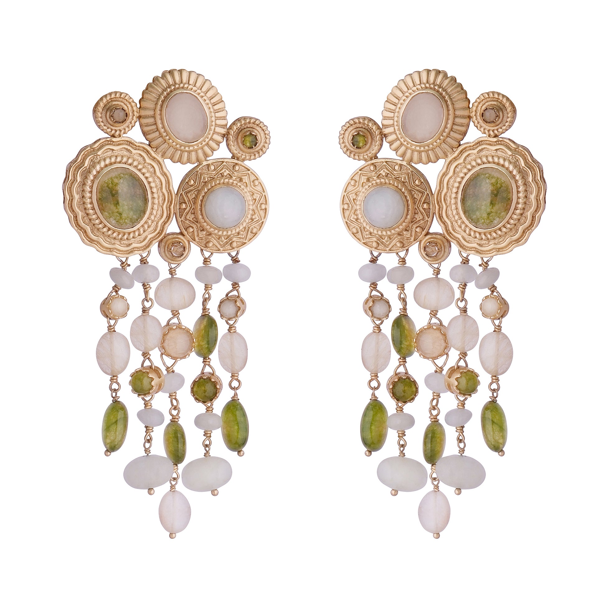 Azra Multi-strand earrings by JJV by JJ Valaya thumbnail 3