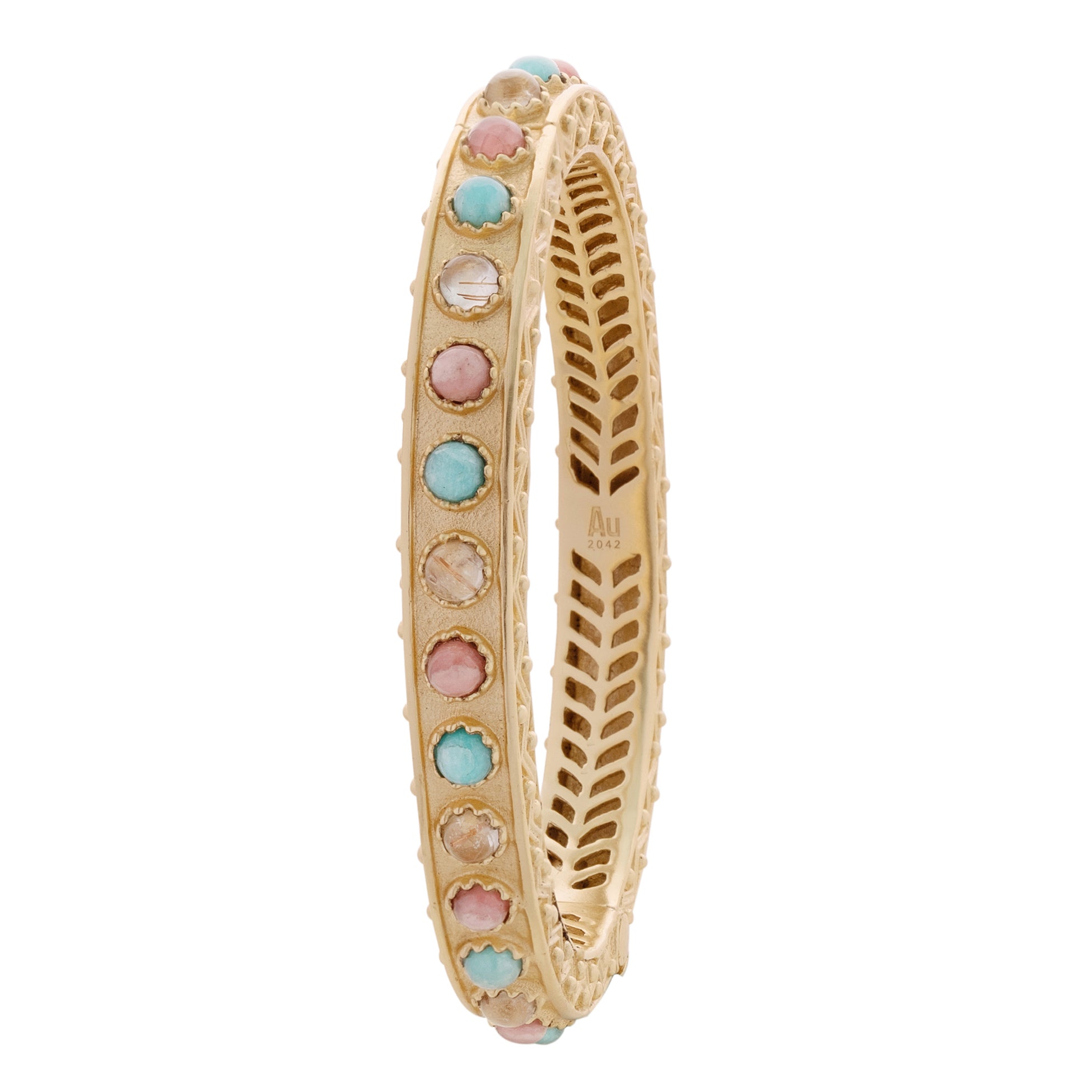 Azra Statement Bangle (openable) by JJV by JJ Valaya thumbnail 3