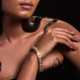 Azra Statement Bangle (openable) by JJV by JJ Valaya