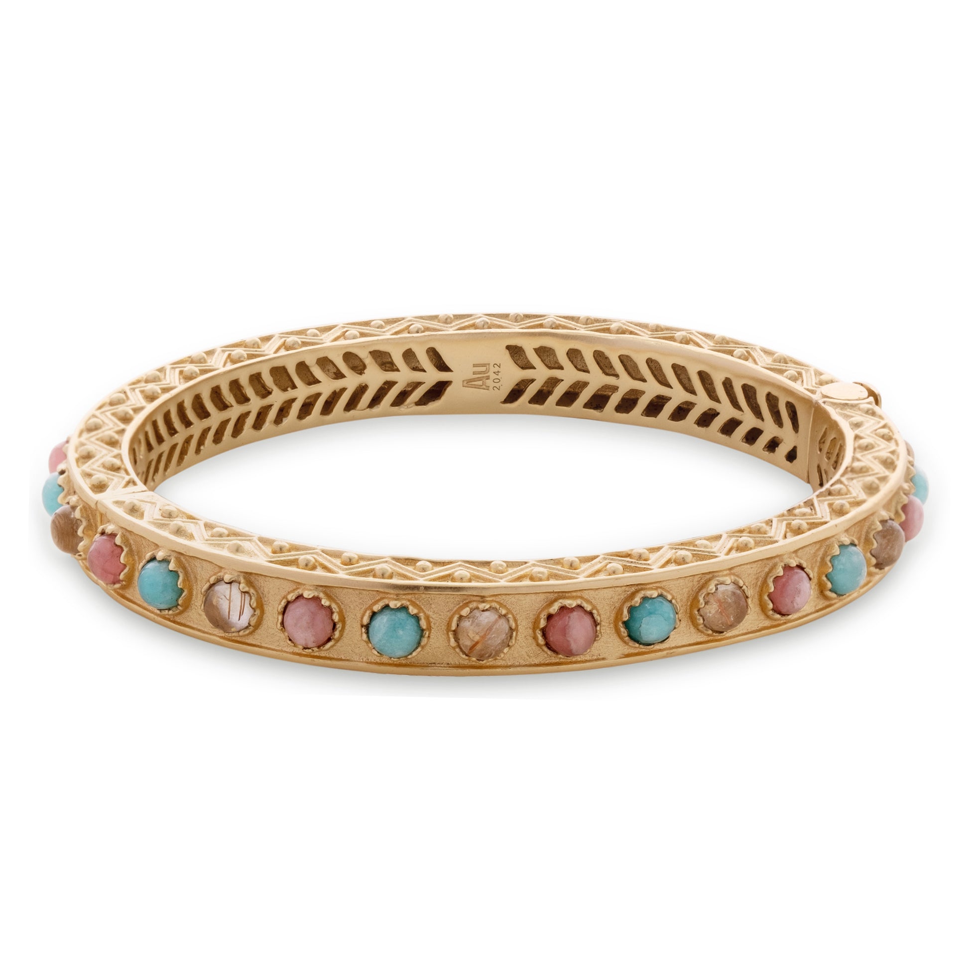 Azra Statement Bangle (openable) by JJV by JJ Valaya thumbnail 2