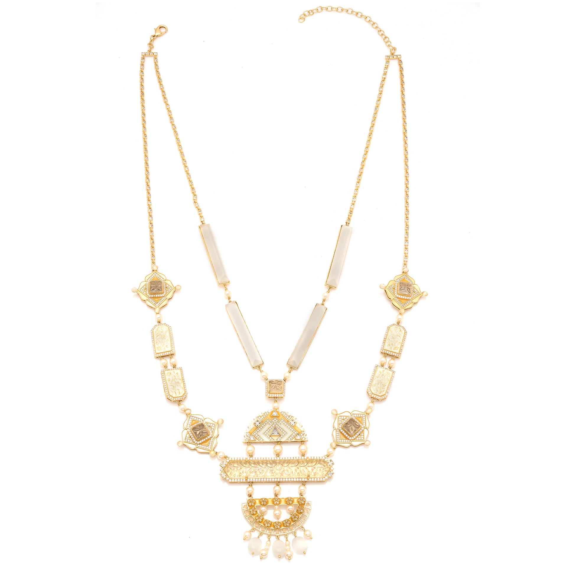 Amelia Multi-Strand Necklace by JJV by JJ Valaya image 3
