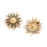 Numisma Star Burst Earrings by Shivan & Narresh