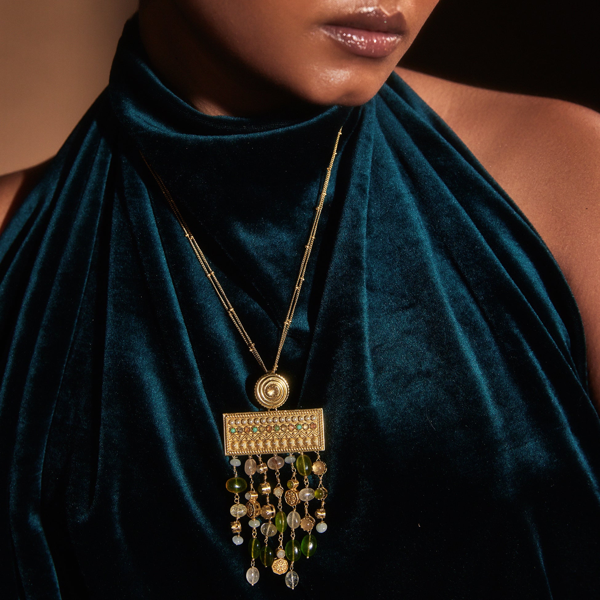 Azra Iconic Necklace by JJV by JJ Valaya