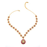 Gulmohar Crimson Necklace by Tribe Amrapali
