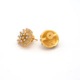 Gulmohar Blush Studs by Tribe Amrapali