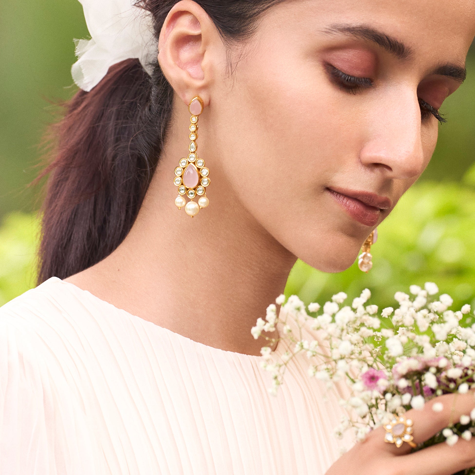 Rosa Blush Drops by Suneet Varma