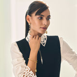 Rosa Kundan Bracelet by Suneet Varma