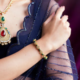 Firoja Green Bangle (openable)