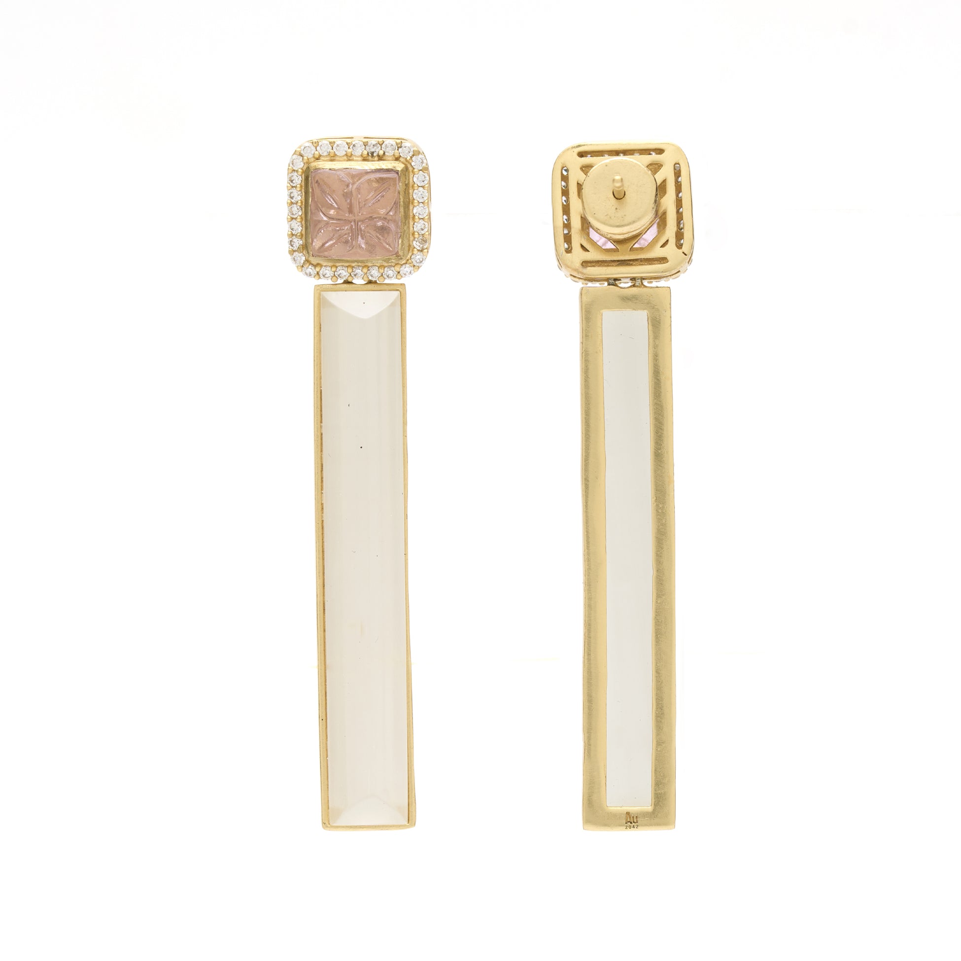 Amelia Drop Earrings by JJV by JJ Valaya thumbnail 3