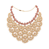 Gilded Crescent Necklace by Tribe Amrapali