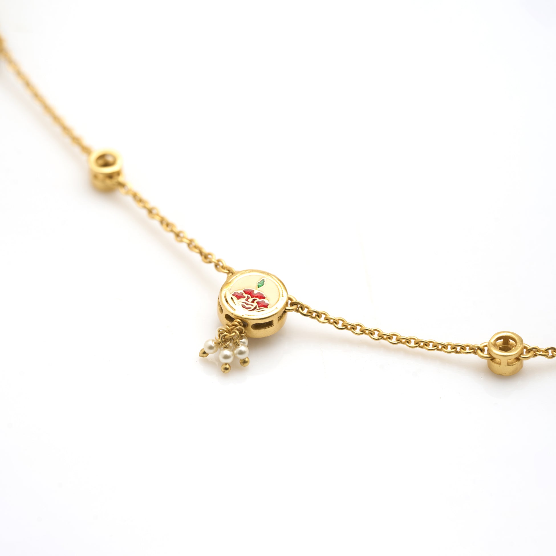 Pakeezah Dainty Kundan Necklace by Suneet Varma thumbnail 4