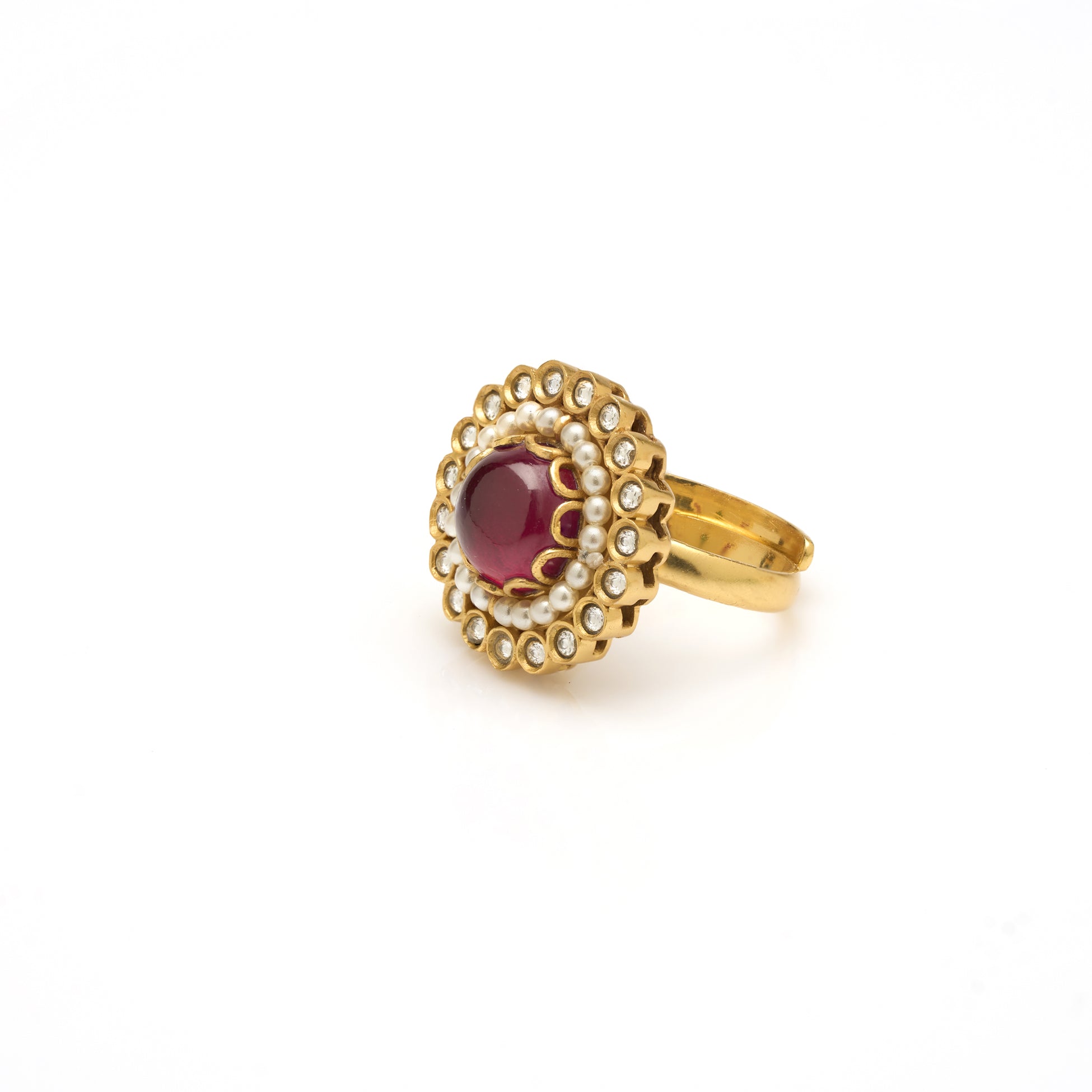 Pakeezah Statement Ring (adjustable) by Suneet Varma thumbnail 2