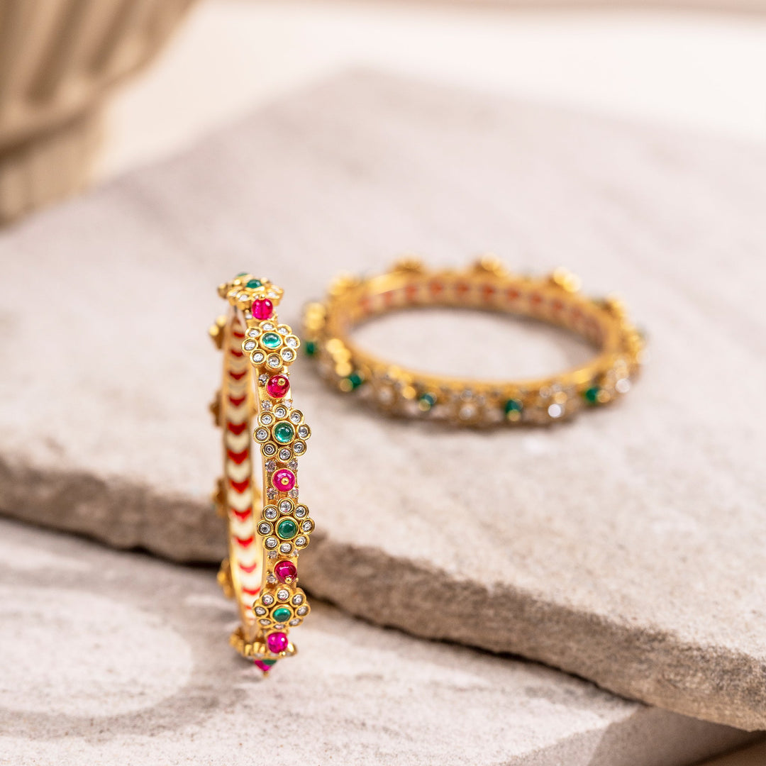Firoja Red Bangle (openable) by Suneet Varma – Aulerth